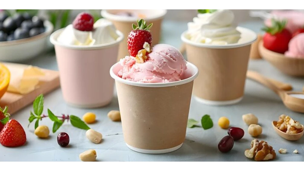 Paper ice cream cups 4 Paper ice cream cups 4