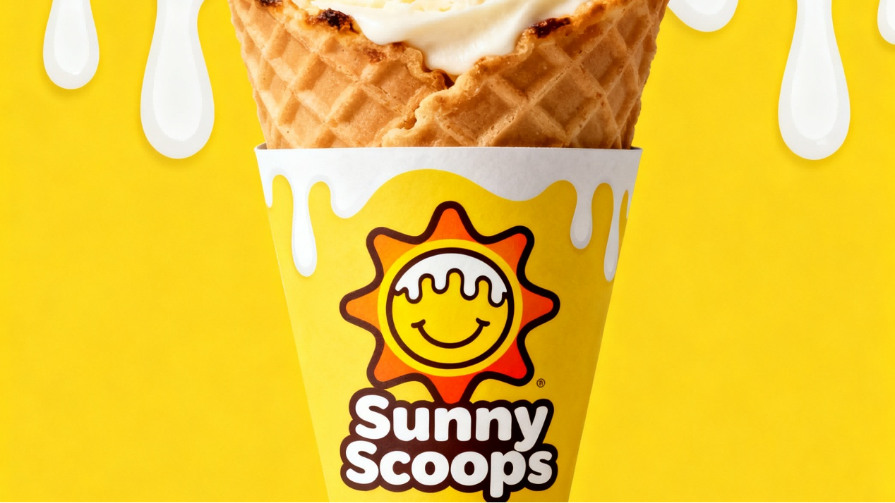 custom printed Ice Cream Cone Sleeves 2 custom printed Ice Cream Cone Sleeves 2