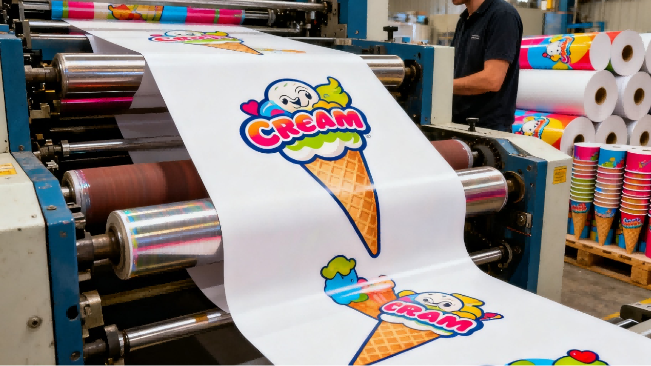 custom printed Ice Cream Cone Sleeves 4 custom printed Ice Cream Cone Sleeves 4